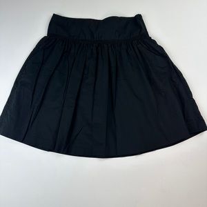 Old Navy Black Low Waist Skirt Size 6 Small Pleats Cute!